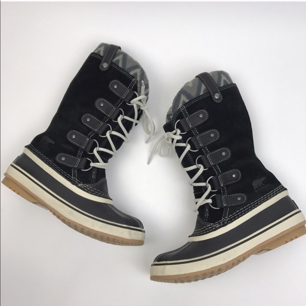 Sorel Joan of Arctic II Knit Boots Chevron